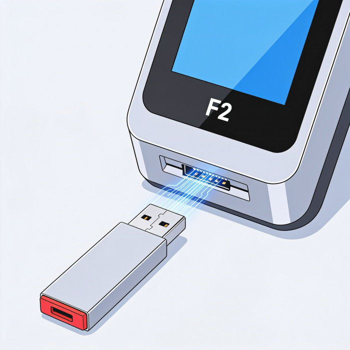 Перенос событий приходов и уходов с терминала F2 c помощью USB флешки