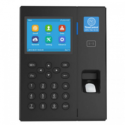 Биометрический терминал учета рабочего времени F2 PRO+RFID