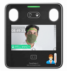 Сетевой терминал Face D3+RFID IRT с бесконтактным датчиком температуры